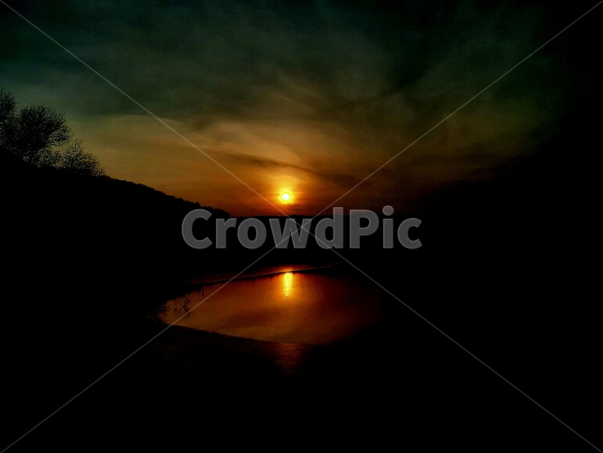 nature,자연,outdoors,옥외,sunset,일몰,dusk,황혼,sky,하늘