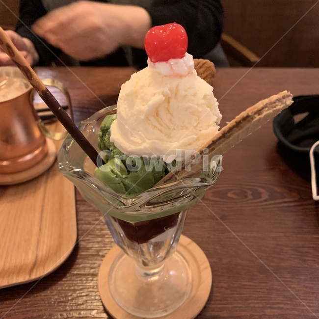 파르페,체리,아이스크림,디저트,과자