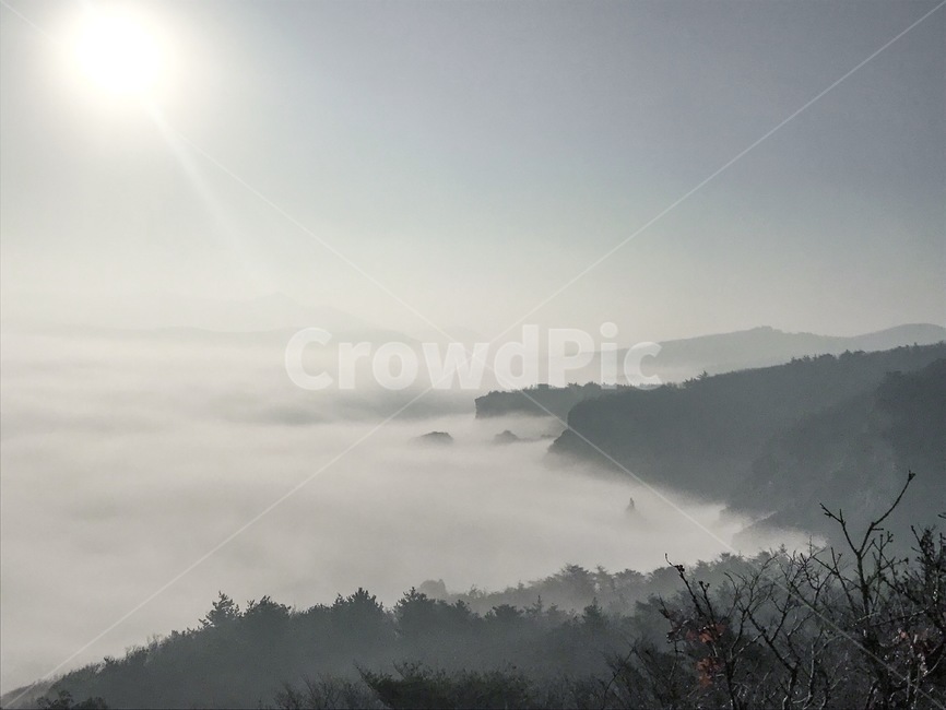 정상,안개,자연,동양,산,천국,아침,일출,top,mountain,foggy,nature,자연,풍경,nature,landscape,weather,날씨,outdoors,옥외