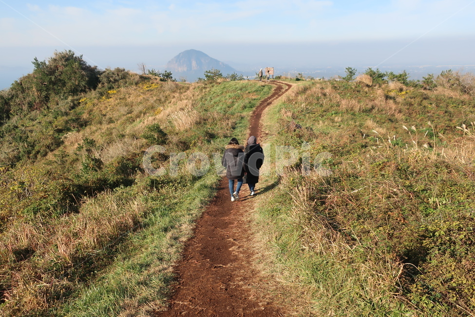 제주,군산,오름,군산오름,능선,길,하늘,자연,풍경,경치,산책