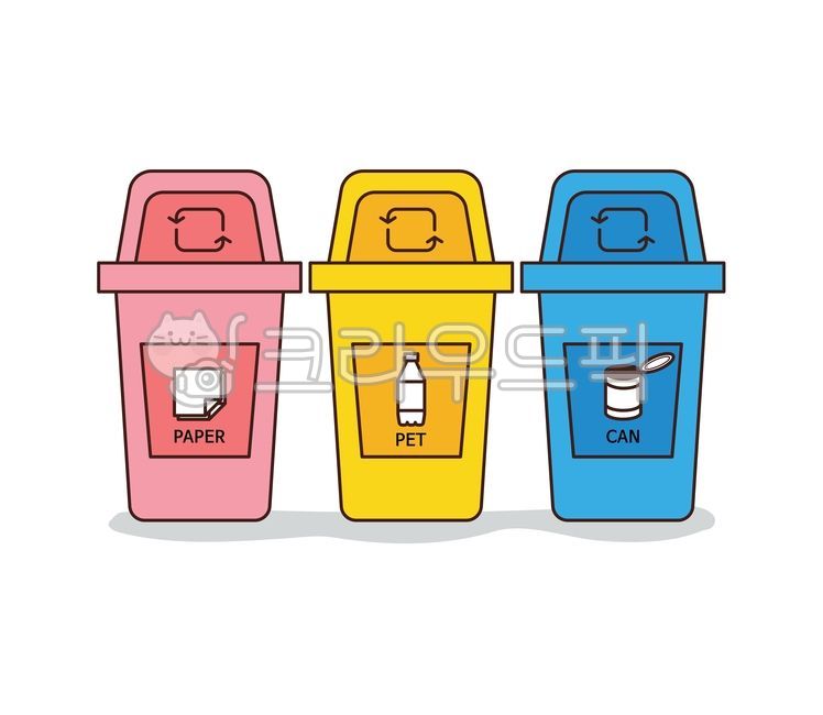 에코,환경보호,자연,환경,자연보호,아이콘,일러스트,벡터,분리수거함,분리수거,재활용,earth,eco,캔,플라스틱,페트병,페트,종이,페이퍼,분리,쓰레기,쓰레기통,친환경