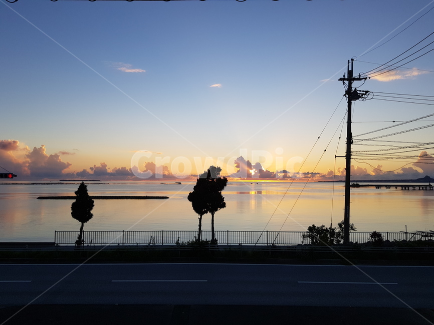 일본,오키나와,선셋,일몰,하늘,자연,자연,풍경,nature,landscape