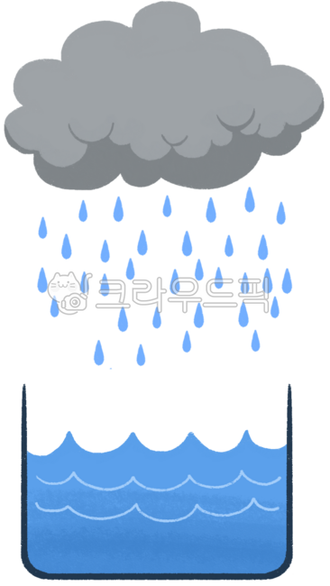 장마, 비, 장마기간, 날씨, 예보, 사진,이미지,일러스트,캘리그라피 - Danha작가