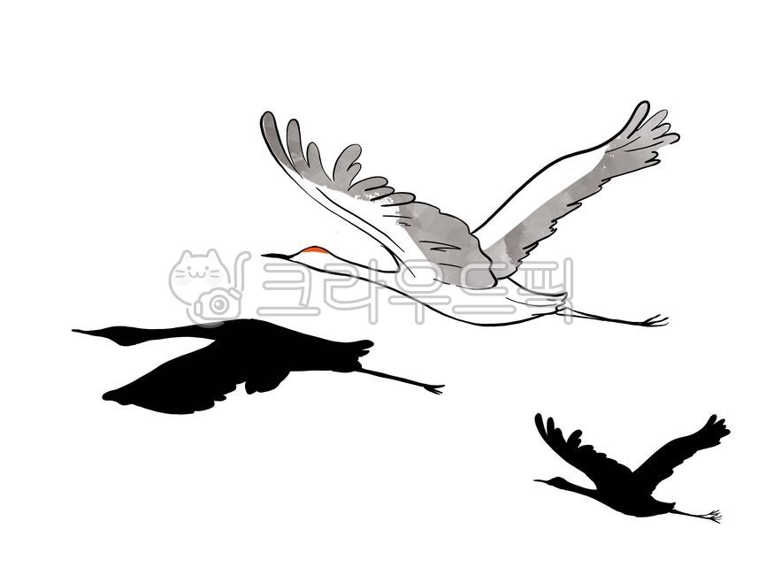 animal,bird,새,동물,학,학일러스트,날아가는학,설날,추석,연하장이미지,두루미,새해기원,날고있는학,추석일러스트,설날일러스트