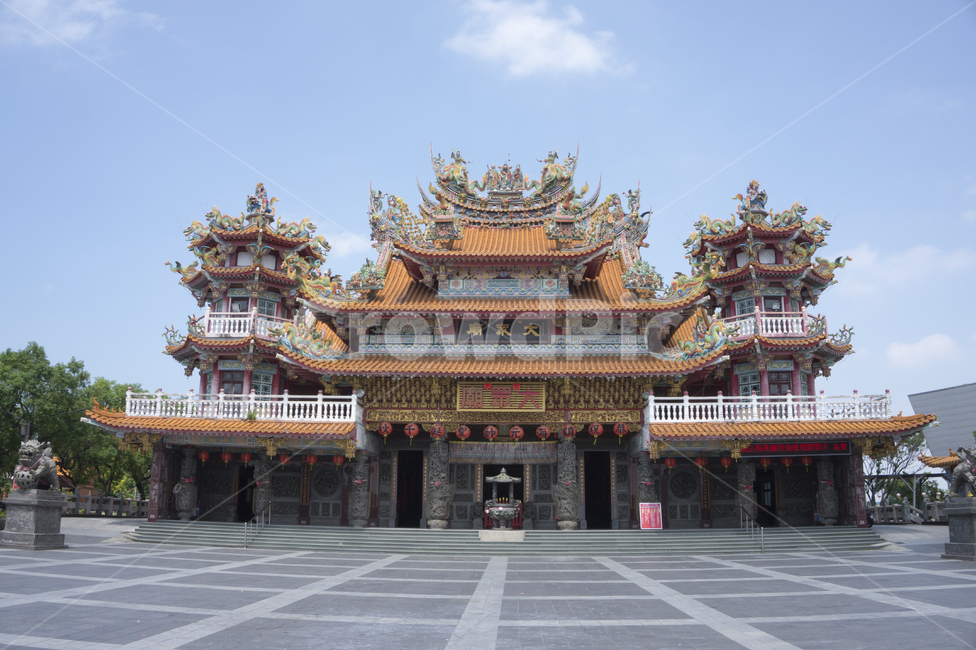 도교사원,대만,타이난,사원,중국,궁관,도관,불교,중교,쓰차오대종묘,쓰차오,절
