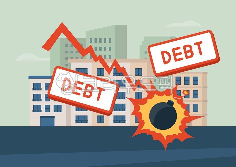 비즈니스,일러스트,일러스트레이션,그림,드로잉,벡터,배경,백그라운드,경제,금융,경제위기,버블붕괴,위기,투자,실패,하락,하강,자산,자산가격,빚,대출,융자,부채,가계부채,폭탄,폭발,부동산,집,빌딩,아파트,도시,은행,risk,symbol,sign,apartment,housing,building,home,architecture,estate,real,house,mortgage,property,isolated,money,banking,economy,crisis,decline,investment,flat,background,financial,finance,illustration,business,vector,falling