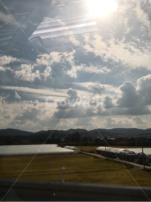 구름,태양,빛,노을,풍경