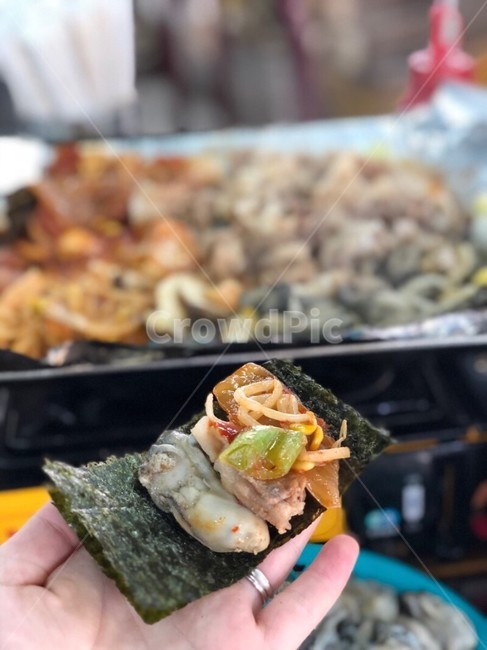 삼합,굴,석화,대패,삼겹살,야외,외식,맛집,한식,굴삼합