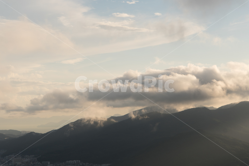 하늘,구름,산,도시,일몰,자연,풍경,nature,landscape,한국자연풍경,한국자연경관,korea nature landscape,weather,날씨,outdoors,옥외,mountain range,산맥,mountain,cloud,cumulus,적운,sky