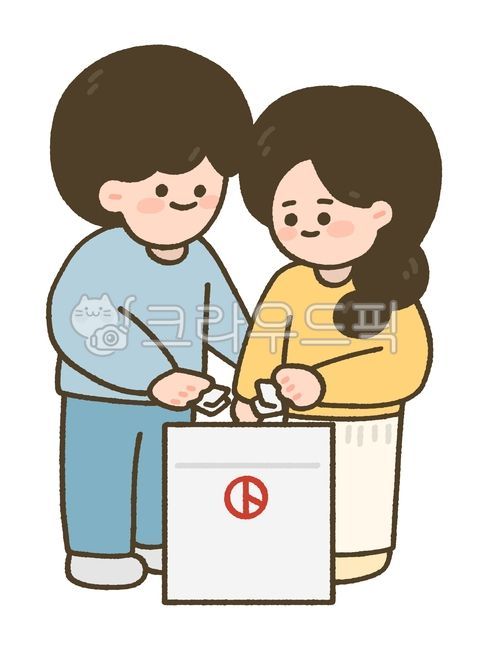 Policy,polling booth,couple,process,election,lover,member of Congress,ballot box,married couple,supporter,election paper,korea,person,illustration,ballot paper,vote,movement,president