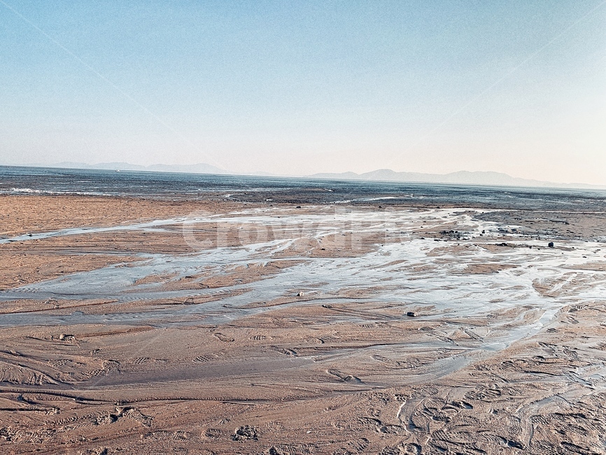 바다,갯벌,오후,흔적,흙길,자갈,ground,gravel,road