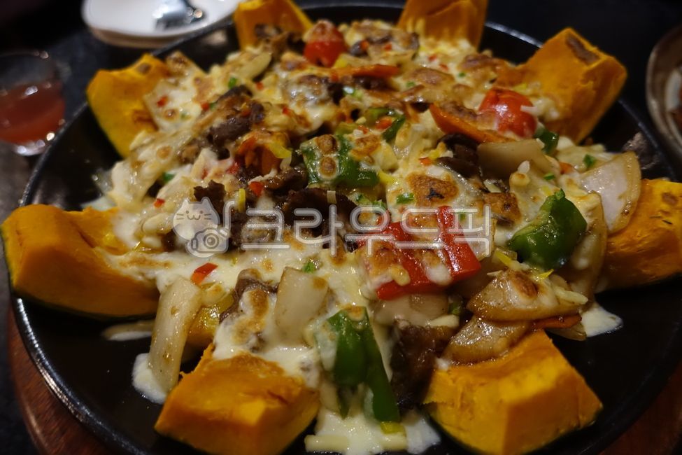 호박피자,단호박요리,호박요리,요리,food,음식,술안주