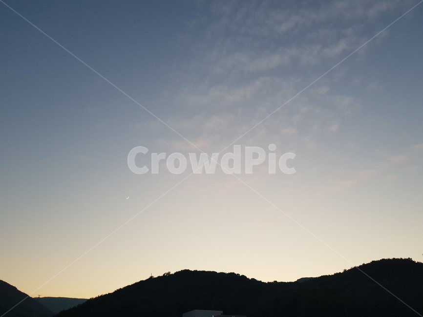 nature,자연,outdoors,옥외,하늘,산,노을,구름