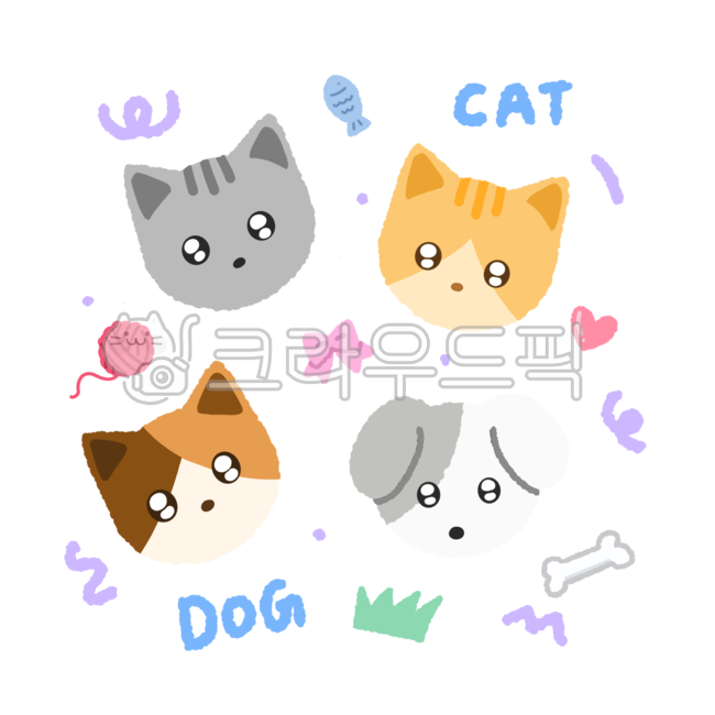 고양이,강아지,이모티콘,드로잉,귀여운,스티커,멍멍이