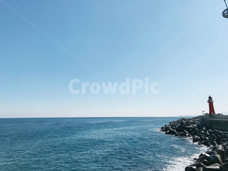 바다,beach,해변,강원도,휴가,바캉스,푸른바다,방파제,등대