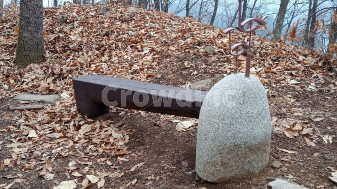 의자,나무,돌,나뭇잎,자연