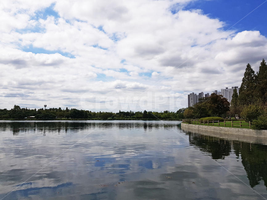 공원,하늘,구름,호수,lake,tree,맑은날,파란하늘,park,landscape,자연,nature,풍경,일산,호수공원,water