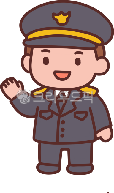 경찰,남성,제복,치안,공공안전,법집행,캐릭터,직업,공무원,만화