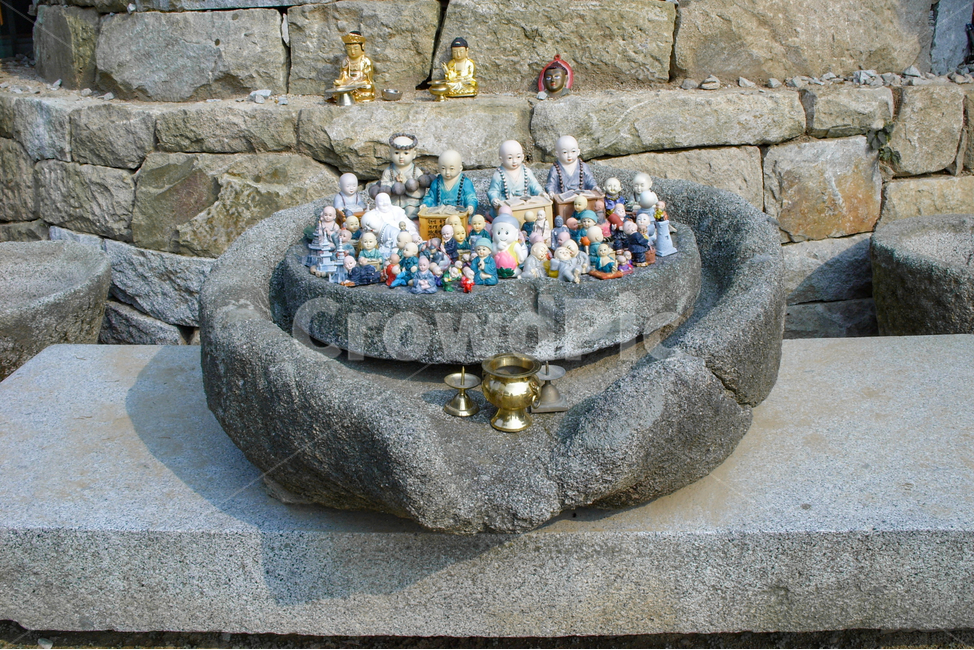 맷돌,조형물,절,temple,사찰
