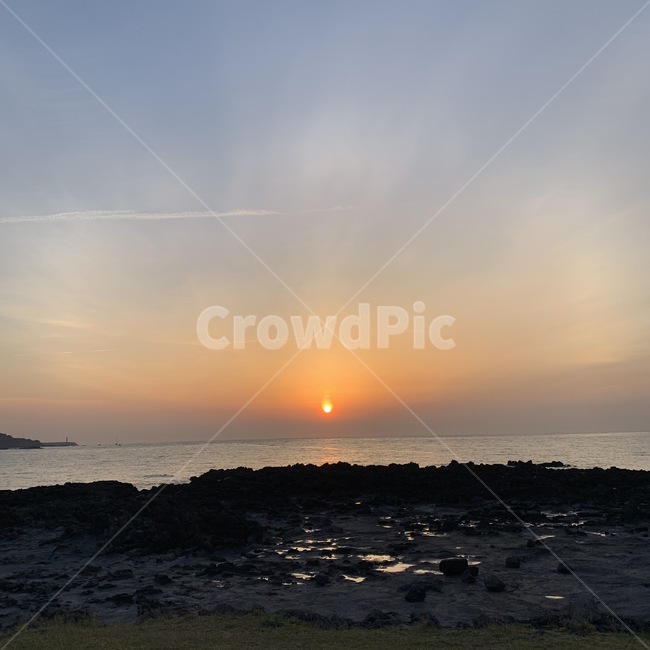 선셋,자연,일몰,바다,제주도