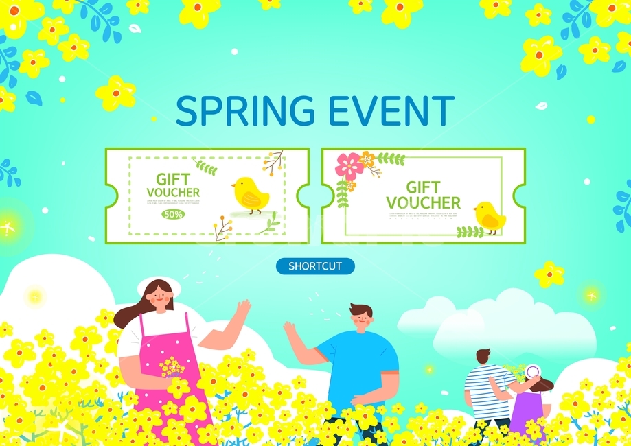 gift,couple,coupon,ticket,festival,lover,discount,picnic,flower,spring flowers,spring,character,person,rape flower,rape field,event