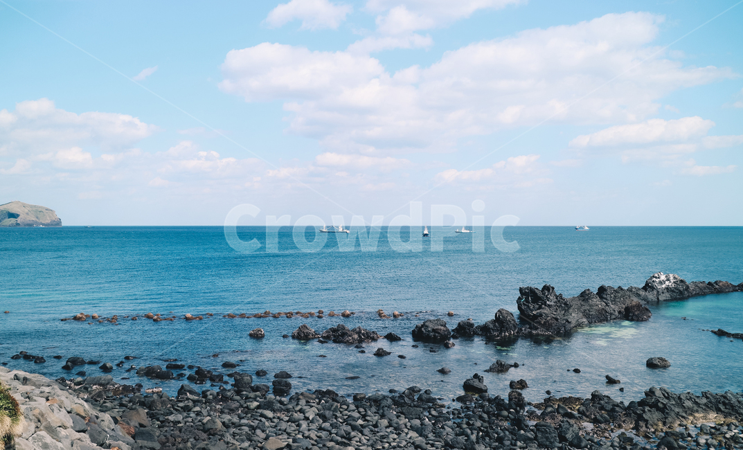 자연,제주도,바다,배,현무암,파도,nature,jejudo,sea,ocean,water,ship,landscape
