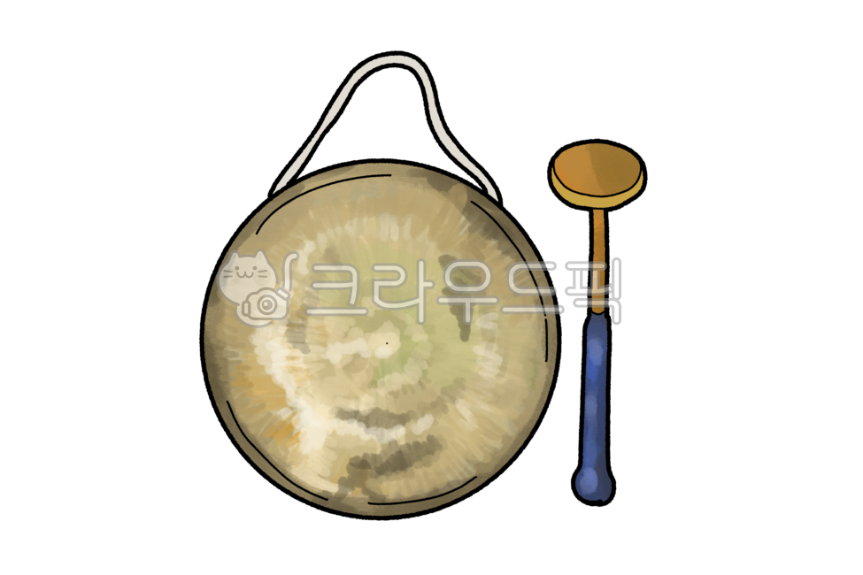 악기, 국악, 국악기, 전통악기, 꽹과리, 사진,이미지,일러스트,캘리그라피 - 8LAOS작가