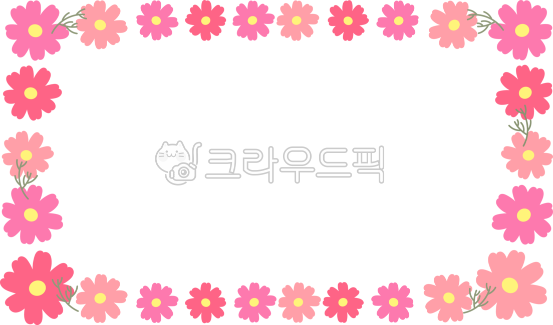 코스모스,가을,꽃,가을꽃,가을코스모스,테두리,프레임,틀,코스모스테두리,코스모스프레임,코스모스이미지,코스모스손그림,분홍,자주색,꽃잎,꽃그림,손그림,일러스트