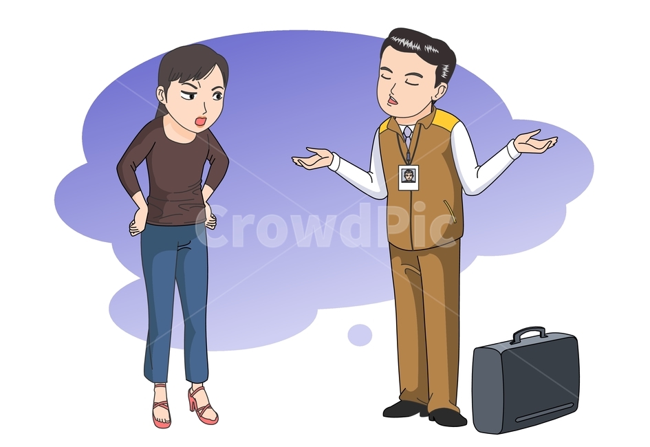 일러스트,벡터,이미지,핸드드로잉,드로잉,아트,만화,클립아트,그래픽,디자인,상황,상황그림,상업미술,일러스트레이션,직원교육,교육,삽화,캐릭터,상황컷,서비스,고객응대,남자,여자,서비스기사,as기사,주부,아줌마,as센터,수리비,청구,고객만족,만족,남녀,방문,시추에이션,동작,행동,방문상담,방문기사,가방,상담,요구,요청,수리,화냄,짜증,불소통,불만족,불친절,거부,따짐,딴청,동문서답,standing,서있는,human,인간,person,사람,그래픽,일러스트레이션,graphic,illustration