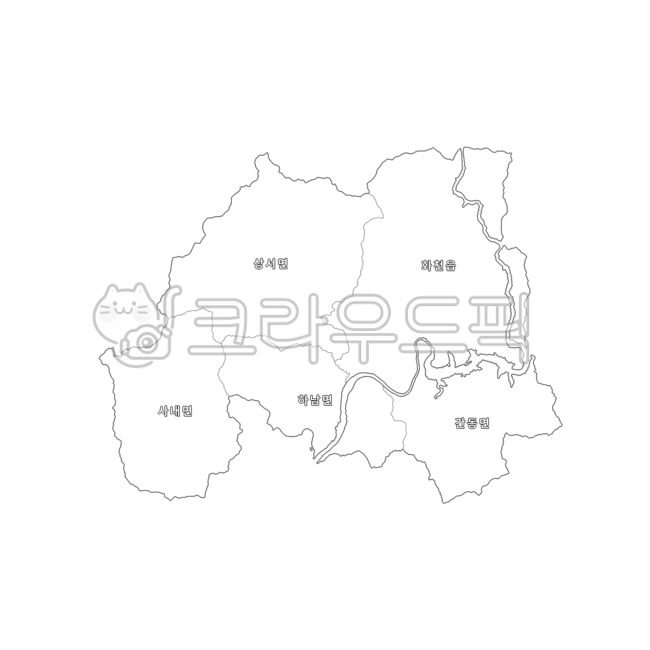 Gangwon-do,Gangwon,Hwacheon-gun,Hwacheon,Republic of Korea,our country,Korea,administrative district,province,city,county,town,township,dong,map,administrative district map,blank map,white,map