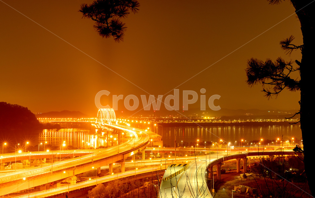 방화대교,방화대교야경,한강다리야경,한강야경,서울야경,야경,밤,풍경,nightscape,night,landscape,road,도로,freeway,고속 도로