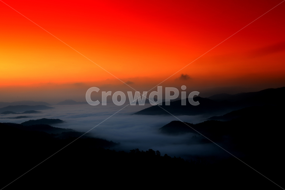 운해,일출,일몰,마음,촬영명소,자연,풍경,nature,landscape,outdoors,옥외,dawn,새벽,red sky,붉은 하늘,sunset,sky,하늘,dusk,황혼