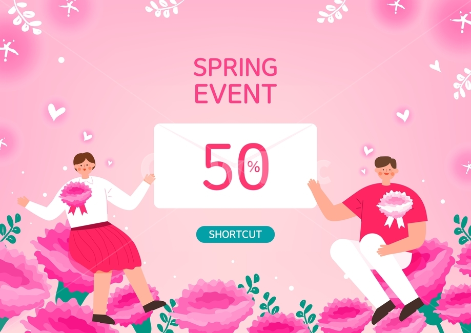 카네이션,가정의달,부모님,편지봉투,어버이날,봄,꽃,나들이,소풍,축제,이벤트,행사,할인,쿠폰,선물,티켓,캐릭터,사람,봄,계절,spring,season,축제,행사,festival,carnival,event,그래픽,일러스트레이션,graphic,illustration