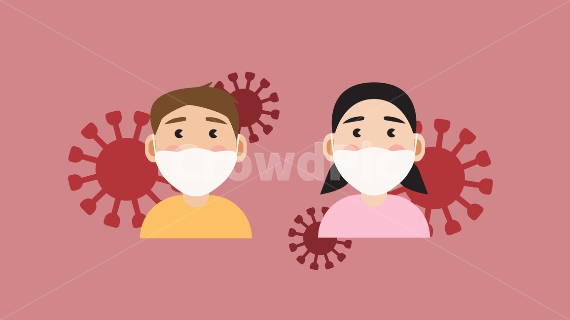 코로나,마스크,어린이,아이,일러스트,코로나바이러스,의료,의학,병원,medical,hospital,clinic,그래픽,일러스트레이션,graphic,illustration