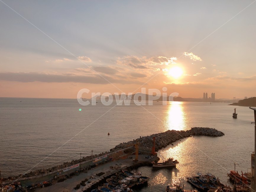 flare,플레어,light,빛,nature,자연,outdoors,옥외,노을,바다,sea,ocean