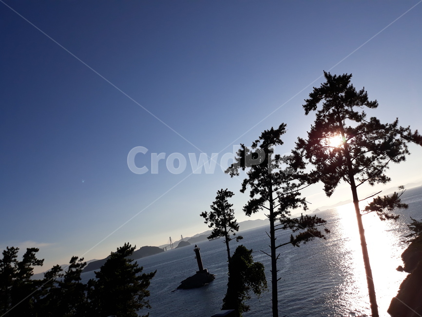 바다,자연,태양,석양,간지,자연,풍경,nature,landscape,tree,나무,plant,식물,flare,플레어,light,빛,fir,전나무