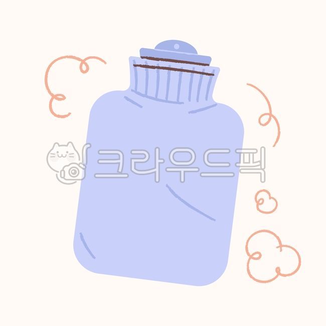 일러스트,보온물주머니,따뜻한,보온팩,물주머니,핫워터보틀,hotwaterbottle,보온,핫팩,온찜질,온열팩,찜질팩,유단포,온수,파우치