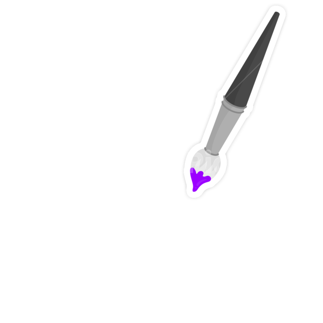 보라,보라색,색깔,색상,붓,미술,물감,누끼,remove background