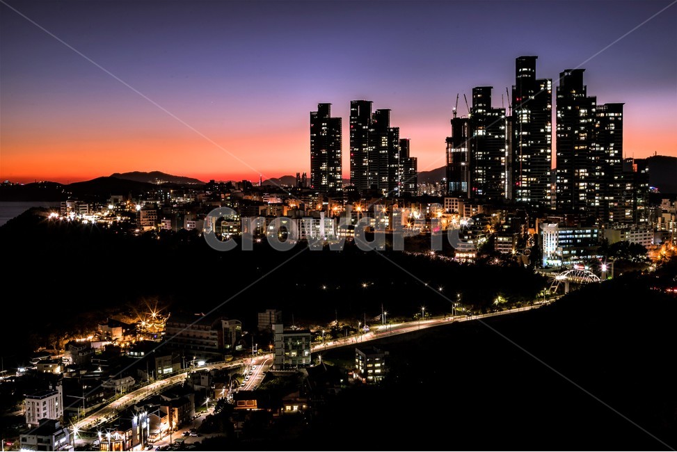 해운대,야경,매직아워,도시정경,한국도시경관,풍경,길,도로,건물,야경,밤,풍경,nightscape,night,landscape,도시,city,한국도시풍경,한국도시경관,korea cityscape,경치,nature,자연,outdoors,옥외,scenery