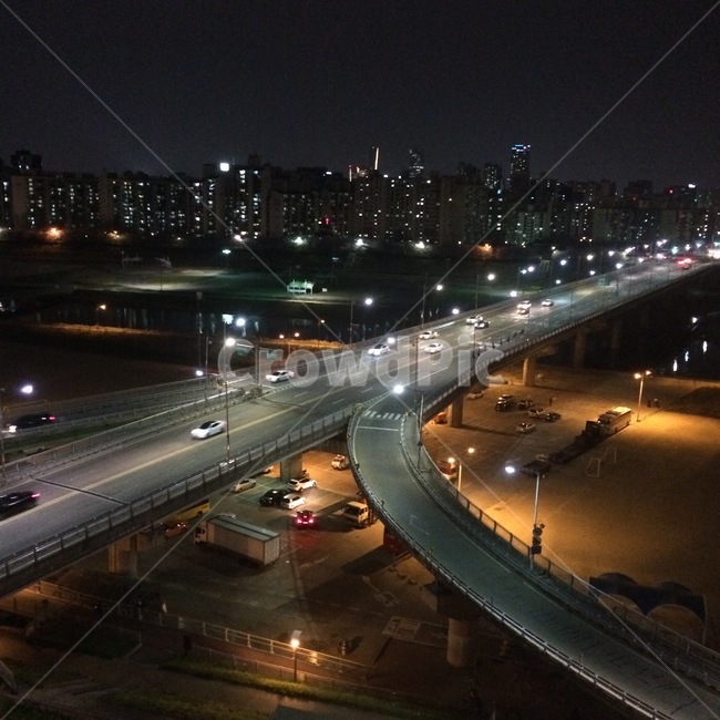 양천구,안양천,영등포,로타리,야경,야경,밤,풍경,nightscape,night,landscape,road,도로,building,건물,bridge,다리,freeway,고속 도로