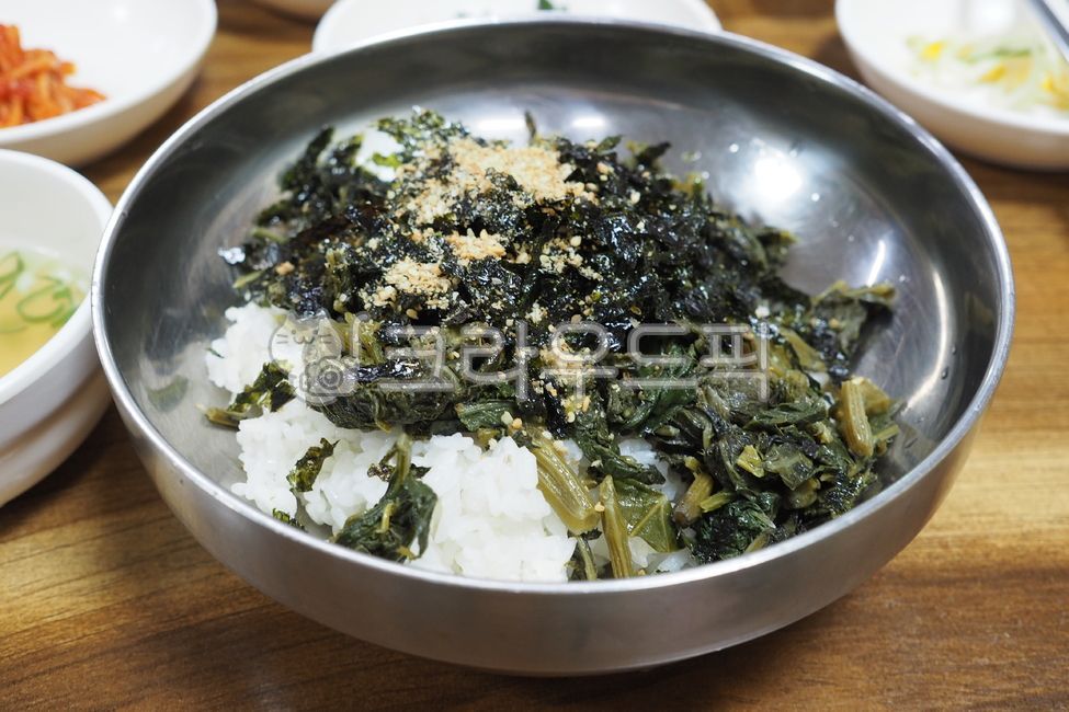 Herbs,vegetable rice,bibimbap,Gondre,rice,stainless,meal,Gondrea,plant,stainless steel bowl