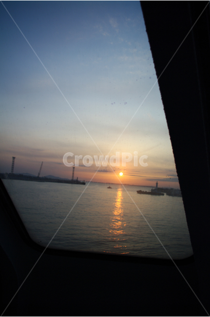 노을,석양,일몰,sunset,바다,하늘,서해,한국,구름,풍경,풍광,자연,nature,landscape,배,자연,풍경,nature,landscape