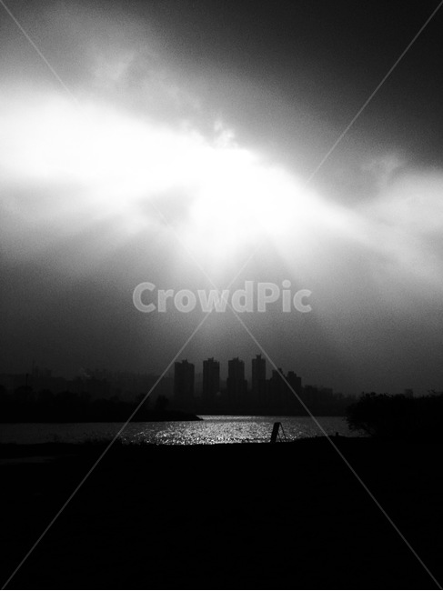 빛,빛내림,구름,하늘,태양,sunlight,cloud