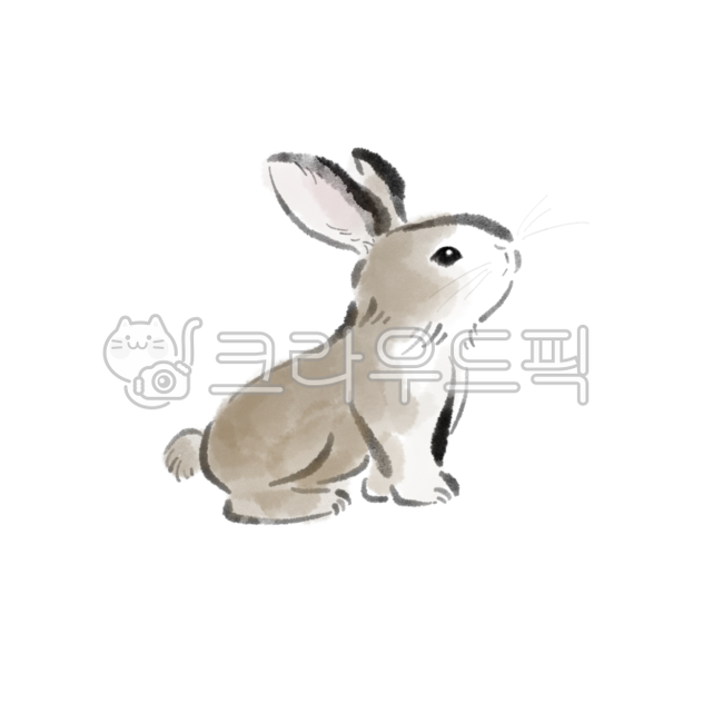 rabbit ink painting,year of gyemyo,rabbit zodiac sign illustration,Year of the cat illustration,rabbit,rabbit illustration,animal ink painting,ink painting,Year of the Rabbit,Gyemyo year ink painting