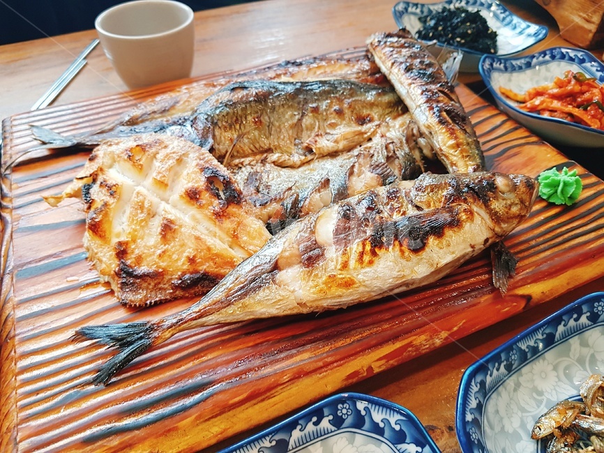 생선,생선구이,음식,한국음식,생선구이모듬,bakedfish,fish