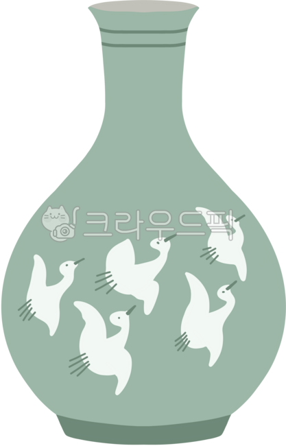 도자기,자기,고려청자,한국전통,전통자기,전통도자기,항아리,학,새,청자,전통물건,청자기