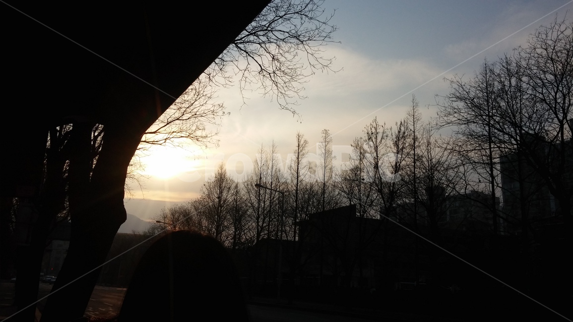 노을,해질녘,거리,어두운,외로운,하늘,겨울,winter,sunset,차가운,그림자,쓸쓸함