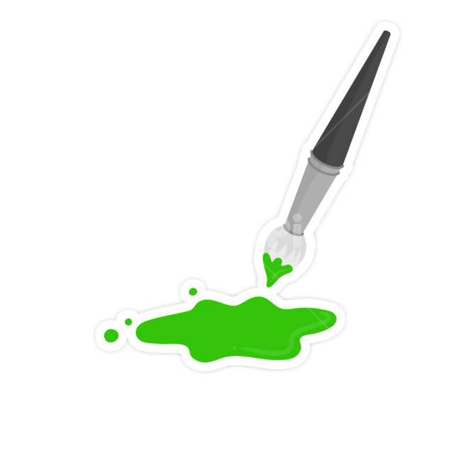 그린,녹색,연두,노랑색,색깔,색상,붓,미술,물감,누끼,remove background