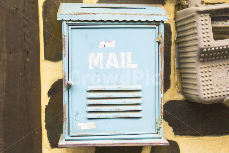 우편함,담벼락,엔틱,레트로,편지함,mail,mailbox,wall,retro