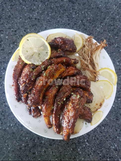 food,식사,음식,ribs,backribs,meat,meal,cook,cooking,요리,등갈비